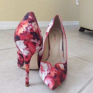 Floral heels.